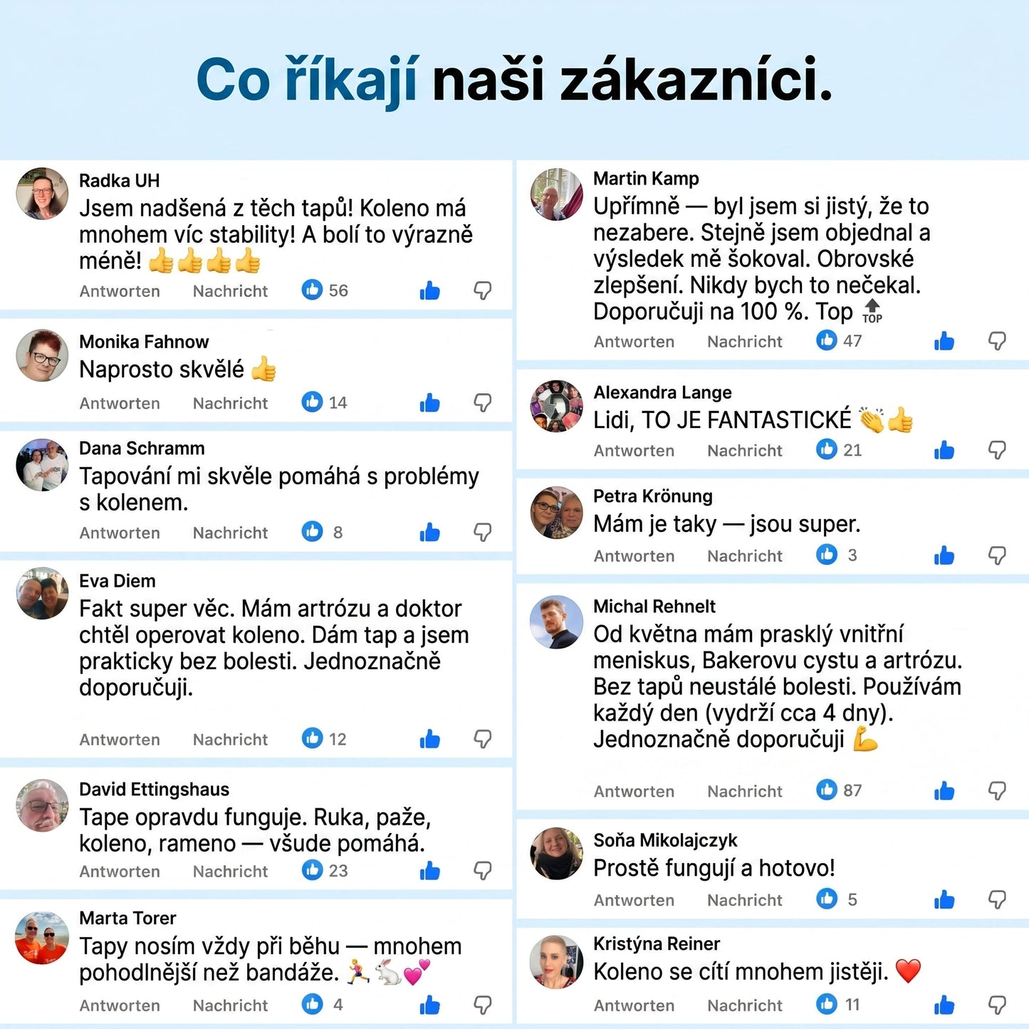 Zrevlika™ – Kolenní kloub – 10 kusů